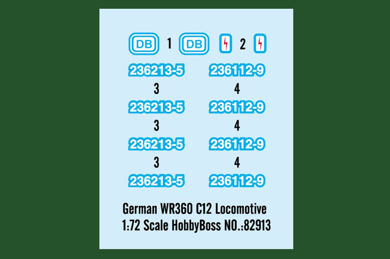 GERMAN WR360 C12    LOCOMOTIVE