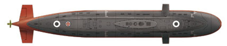 PLAN KILO CLASS     SUBMARINE