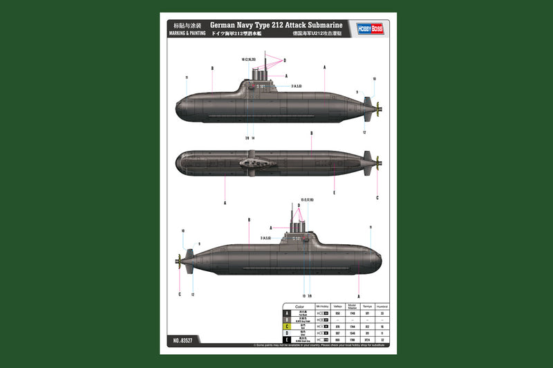 GERMAN NAVY TYPE 212ATTACK SUBMARINE