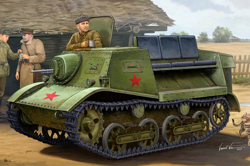 SOVIET T-20 ARMRD   TRACTR KOMSMOLET1938