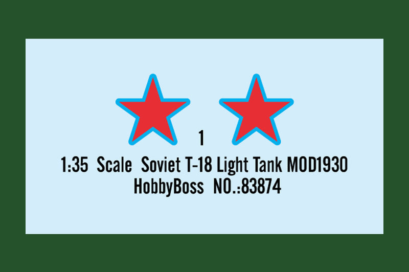 SOVIET T-18 LIGHT   TANK MOD1930