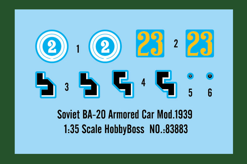 SOVIET BA-20 ARMOREDCAR MOD.1939