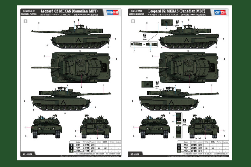 LEOPARD C2 MEXAS    (CANADIAN MBT)