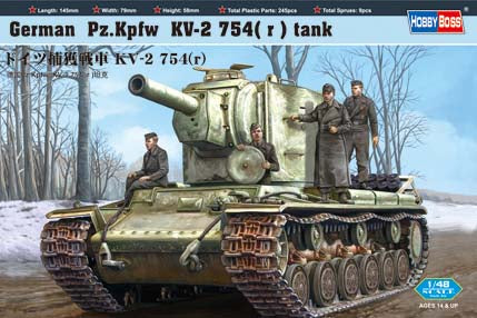 GERMAN PZ.KPFW KV-2  754 (R) TANK