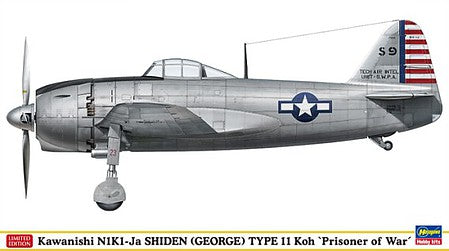 1/48 Hasegawa N1K1-Ja Shiden (George) Type 11 Koh Prisoner of War