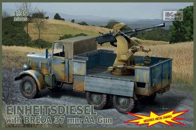 1/35 IBG Einheitsdiesel with Breda 37mm AA gun