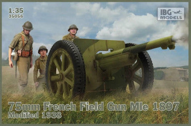 1/35 IBG 75mm French Field Gun Mle 1897 â€“ Modified 1938