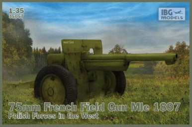 1/35 IBG 75Mm French Field Gun Mle 1897 Polish Forces In The West