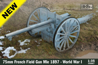 1/35 IBG 75mm French Field Gun Mle 1897 - World War I -