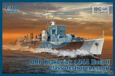 1/700 IBG ORP Krakowiak 1944 Hunt II Class Destroyer Escort