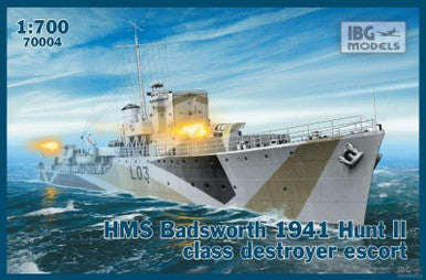 1/700 IBG HMS Badsworth 1941 Hunt II Class Destroyer Escort