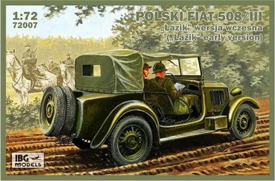 1/72 IBG Polski Fiat 508/III Lazik wersja wczesna (Lazik early version)