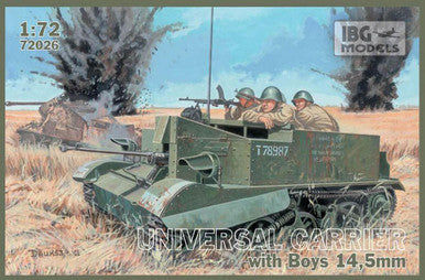 1/72 IBG UNIVERSAL CARRIER I Mk.I with Boys AT rifle Plastic Model Kit