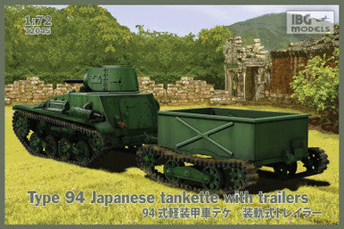 1/72 IBG Type 94 Japan Tankette with trailer