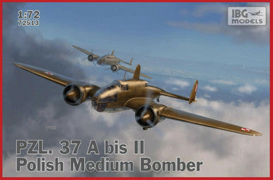 1/72 IBG Pzl. 37 A Bis Ii Polish Medium Bomber