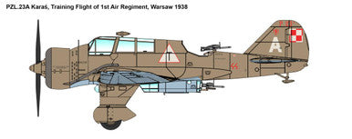 1/72 IBG COMBAT TRAINERS 2 in 1: PZL P.11a and PZL.23A Karas