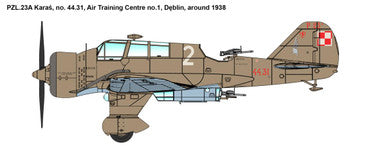 1/72 IBG COMBAT TRAINERS 2 in 1: PZL P.11a and PZL.23A Karas