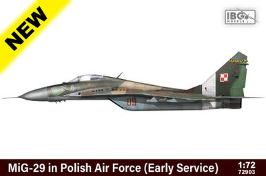 1/72 IBG MiG-29 in Polish Air Force (Early Service) (LIMITED EDITION, will include additional 3d printed parts) -