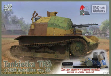 1/35 IBG TKS Polish Tankette with machine gun (includes quick build tracks and Hataka paint set) -