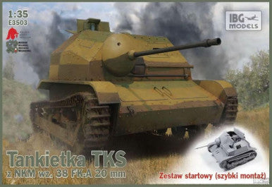 1/35 IBG TKS Tankette with 20mm Gun Quick Build Tracks