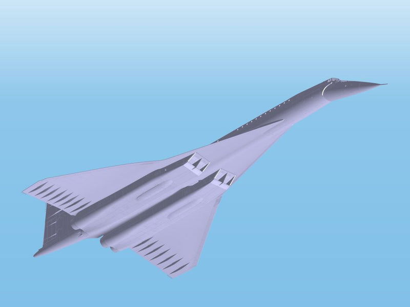 ICM14401 - 1/144 ICM Tupolev-144, Soviet Supersonic Passenger Aircraft