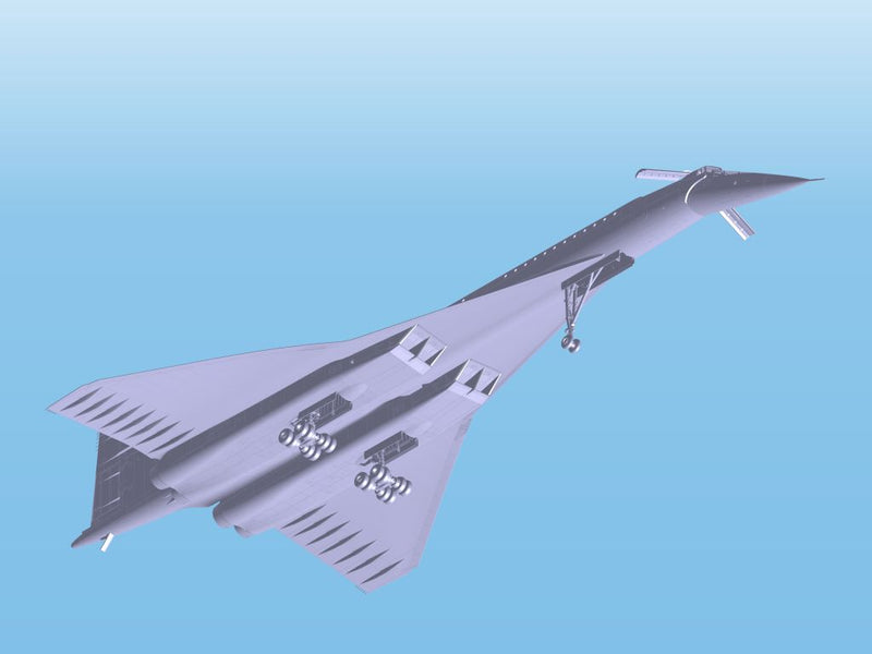 ICM14401 - 1/144 ICM Tupolev-144, Soviet Supersonic Passenger Aircraft