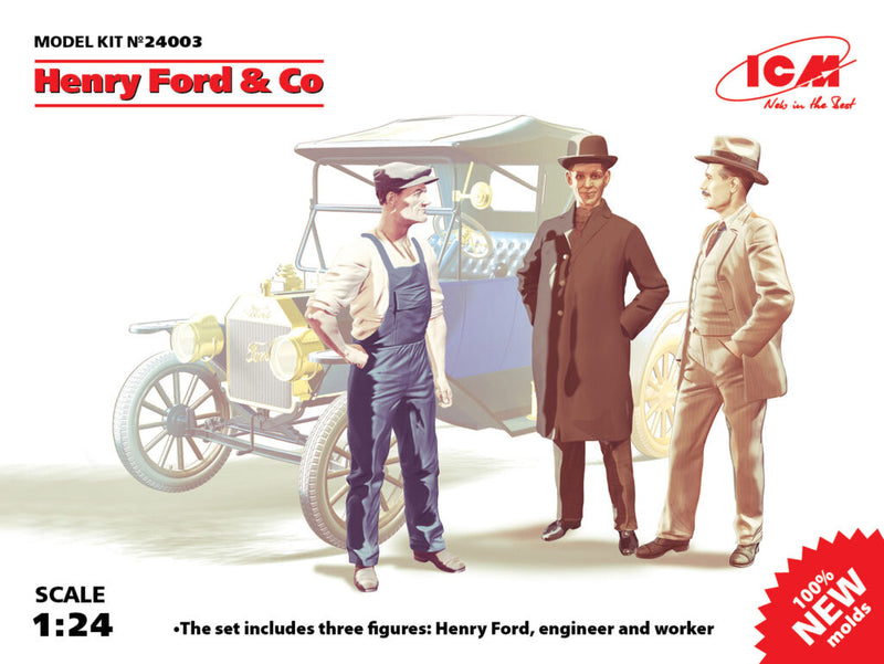 ICM24003 - 1/24 ICM Henry Ford & Co (3 figures)