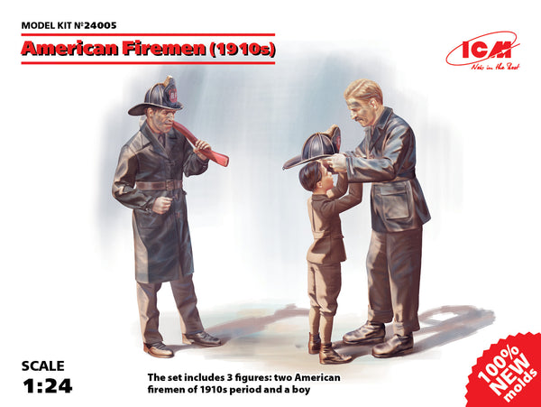 ICM24005 - 1/24 ICM American Firemen (1910s) (3 figures)