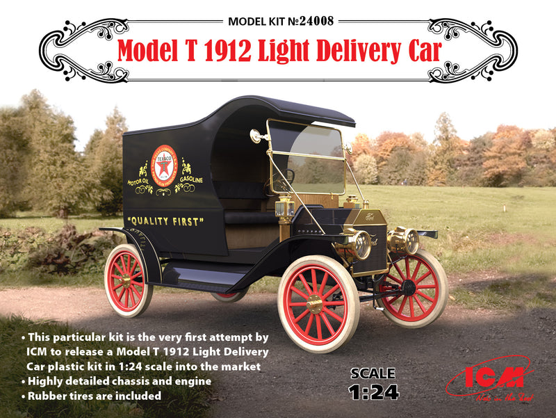 ICM24008 - 1/24 ICM Model T 1912 Light Delivery Car