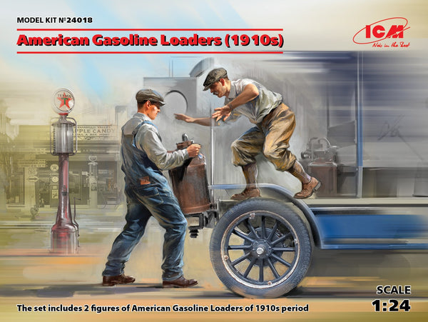 ICM24018 - 1/24 ICM American Gasoline Loaders (1910s) (2 figures)