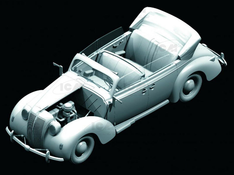 ICM24021 - 1/24 ICM Admiral Cabriolet, WWII German Passenger Car