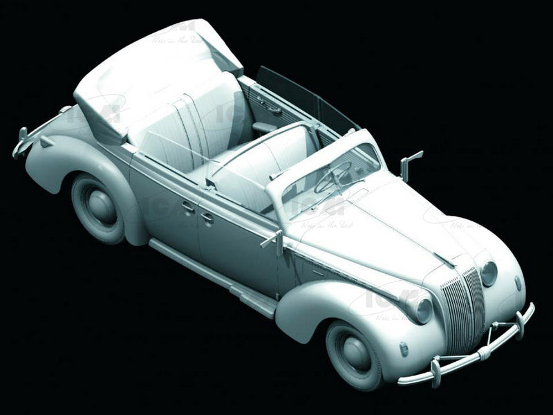 ICM24021 - 1/24 ICM Admiral Cabriolet, WWII German Passenger Car