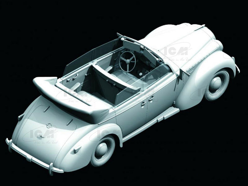 ICM24021 - 1/24 ICM Admiral Cabriolet, WWII German Passenger Car