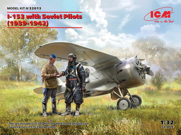 ICM32013 - 1/32 ICM I-153 with Soviet Pilots (1939-1942)