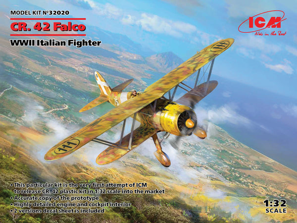 ICM32020 - 1/32 ICM CR. 42 Falco, WWII Italian Fighter