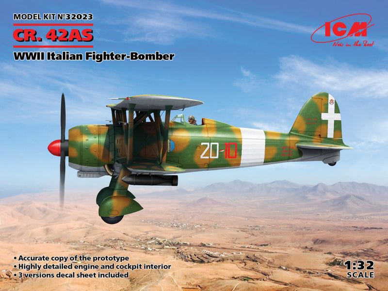 ICM32023 - 1/32 ICM CR. 42AS, WWII Italian Fighter-Bomber