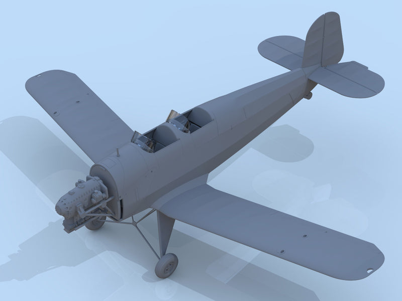 ICM32030 - 1/32 ICM Bucker Bu 131D, WWII German Training Aircraft