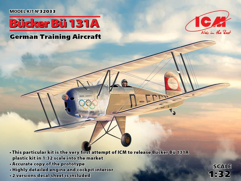 ICM32033 - 1/32 ICM Bucker Bu 131A, German Training Aircraft