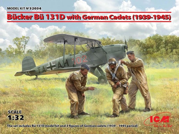 ICM32034 - 1/32 ICM Bucker Bu 131D with German Cadets (1939-1945)