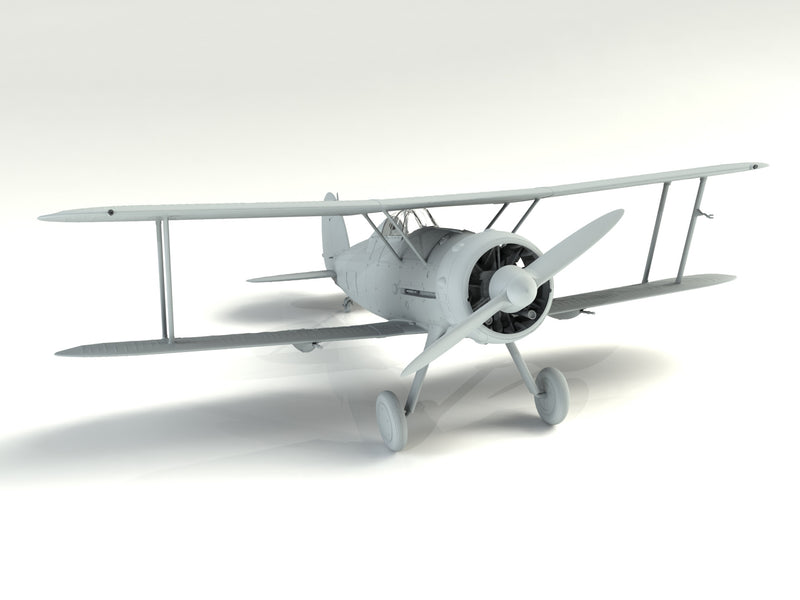 ICM32043 - 1/32 ICM Gloster Gladiator Mk.I with British Pilots in Tropical Uniform