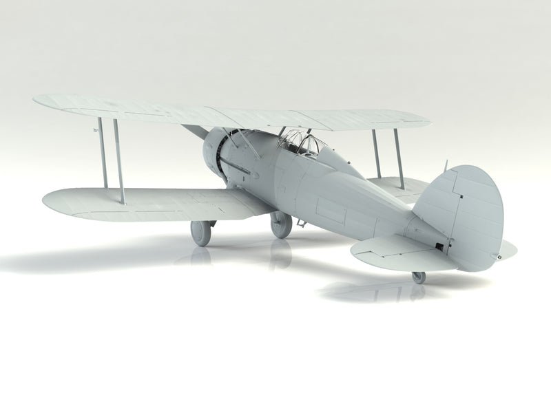 ICM32043 - 1/32 ICM Gloster Gladiator Mk.I with British Pilots in Tropical Uniform