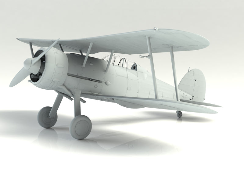 ICM32043 - 1/32 ICM Gloster Gladiator Mk.I with British Pilots in Tropical Uniform