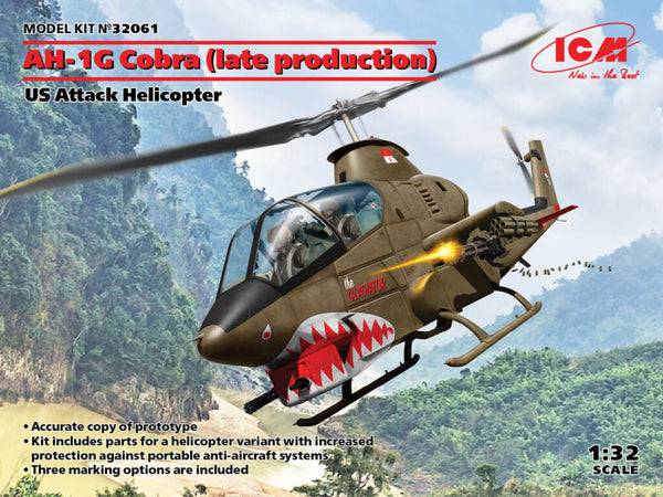 ICM32061 - 1/32 ICM AH-1G Cobra (late production), US Attack Helicopter