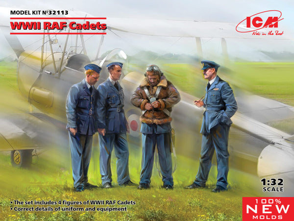 ICM32113 - 1/32 ICM WWII RAF Cadets (100% new molds)