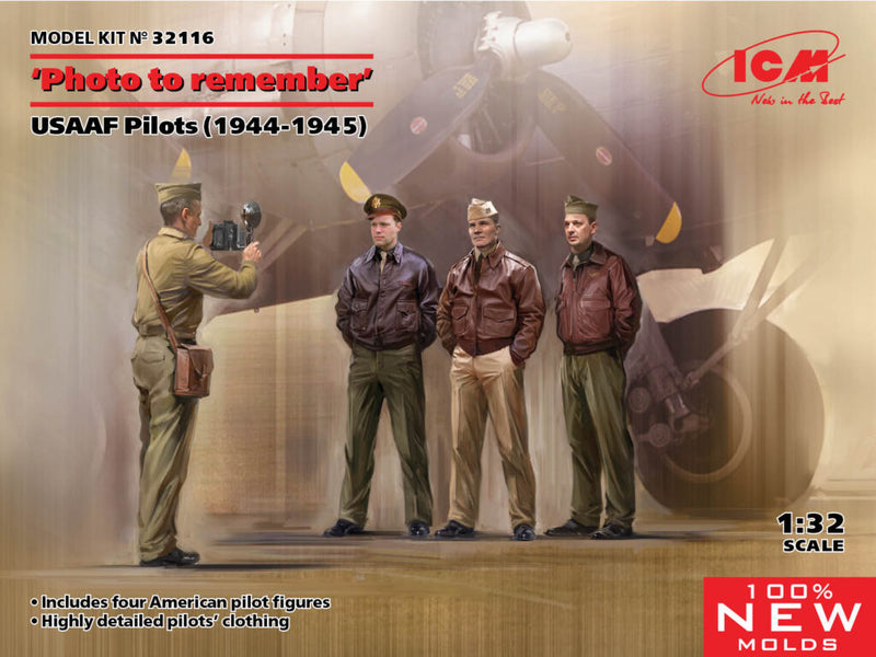 Photo to Remember USAAF Pilots 1944-1945