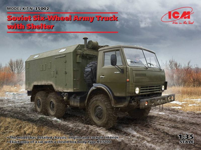 ICM35002 - 1/35 ICM Soviet Six-Wheel Army Truck with Shelter