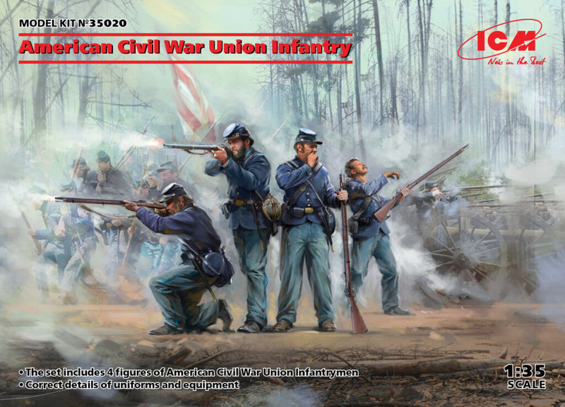 ICM35020 - 1/35 ICM American Civil War Union Infantry