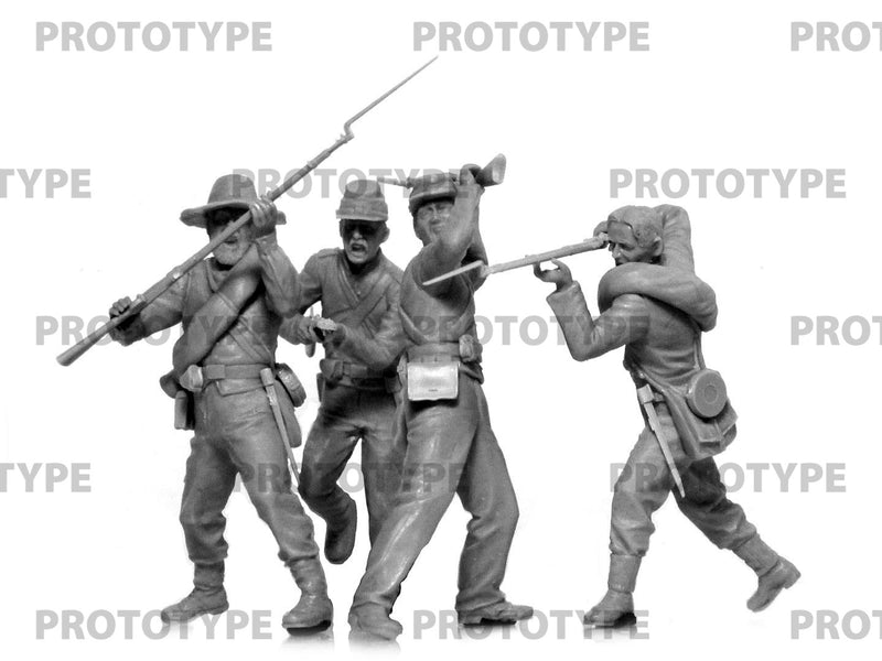 ICM35024 - 1/35 ICM American Civil War Confederate Infantry Plastic Model Kit