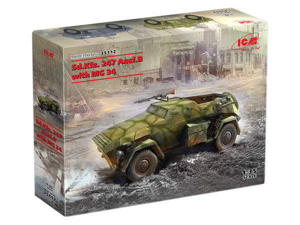 ICM35112 - 1/35 ICM Sd.Kfz.247 Ausf.B w/ MG 34 Machine Gun