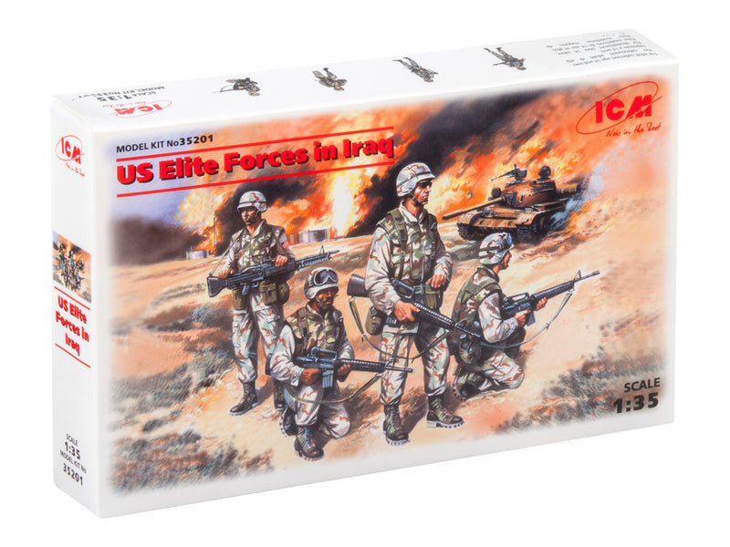 ICM35201 - 1/35 ICM US Elite Forces in Iraq (4 figures - 4 soldiers)